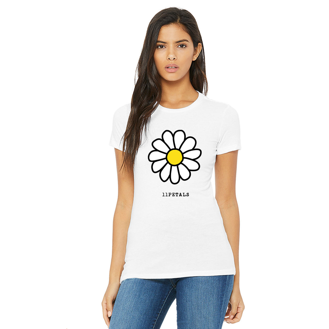 11 PETALS: women's relaxed tee