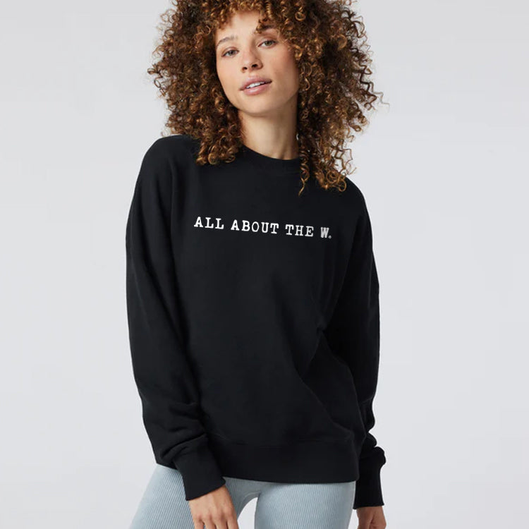 ALL ABOUT THE W.: unisex sweatshirt