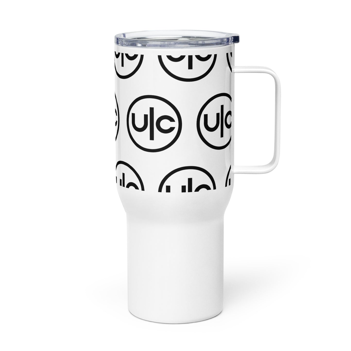 UC: travel mug with a handle