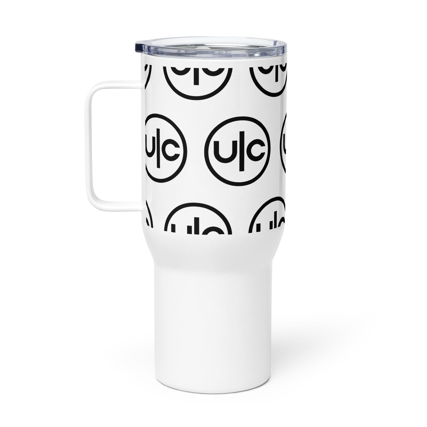 UC: travel mug with a handle