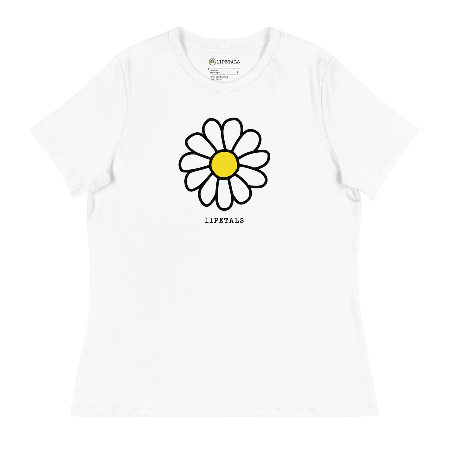 11 PETALS: women's relaxed tee