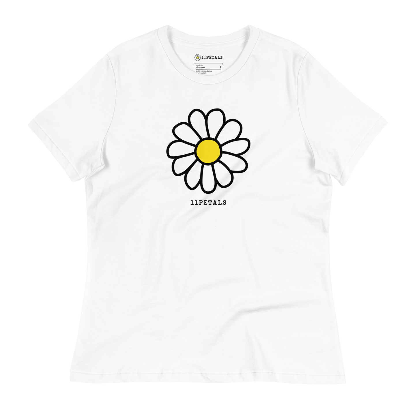 11 PETALS: women's relaxed tee