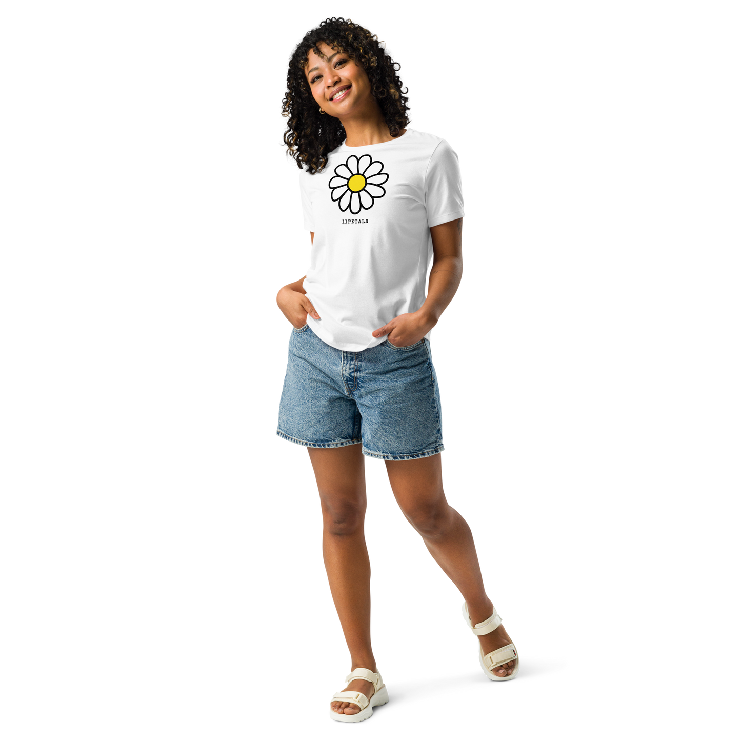 11 PETALS: women's relaxed tee